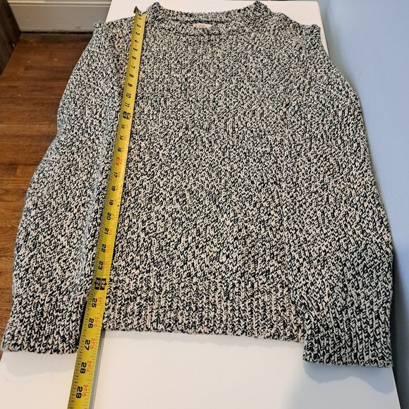 J. Crew Men's Medium 100% Cotton Marled Knit Crewneck Sweater Style #BL820 - Picture 16 of 16